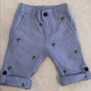 Janie and Jack palm tree crop pants